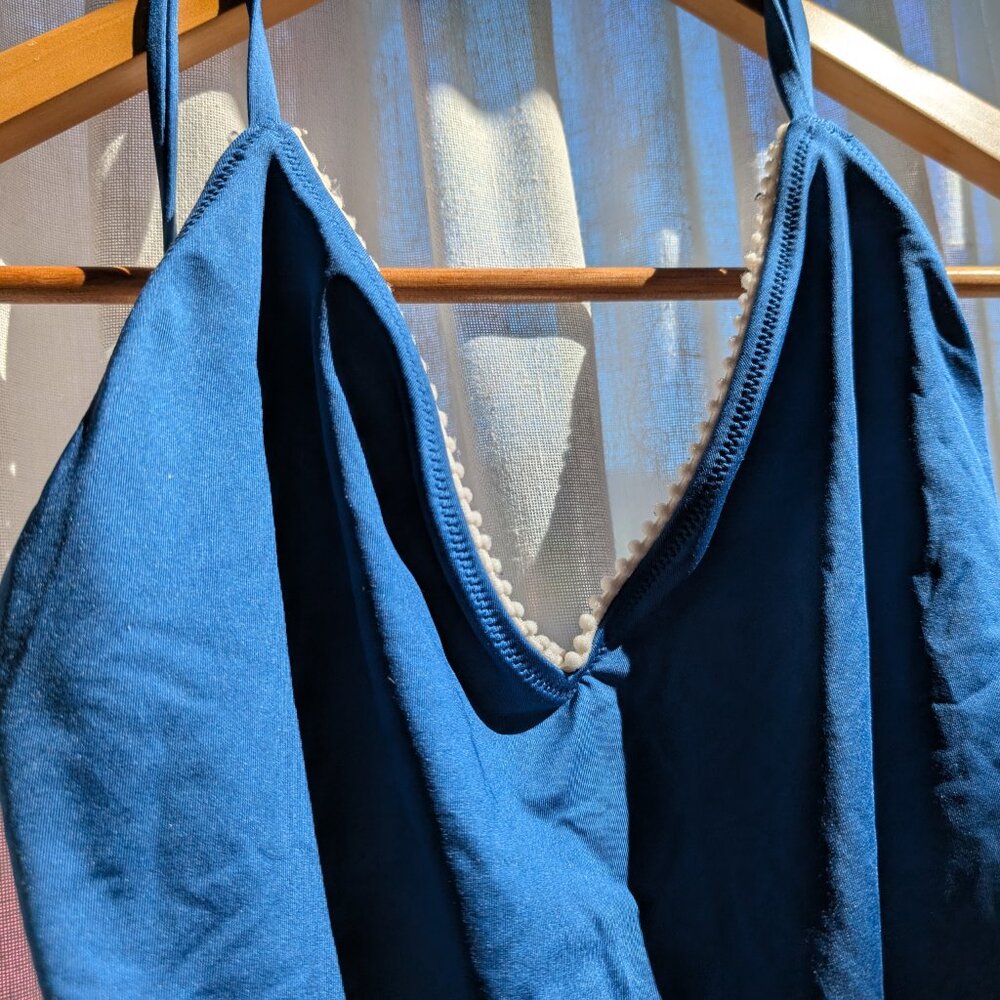 J Crew Bathing Suit, Playa - teal blue sz s